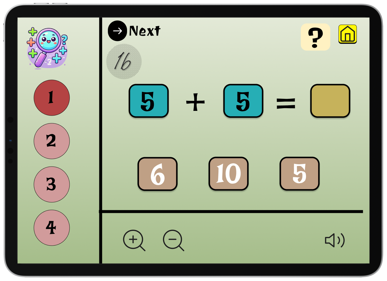 quiz interface