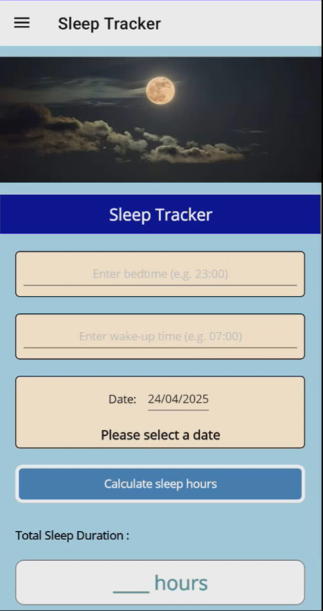 sleep log
