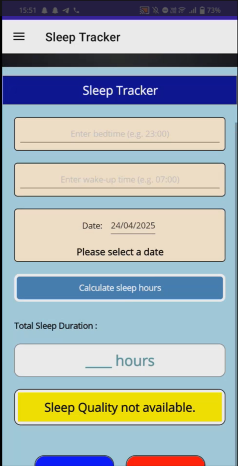 sleep history